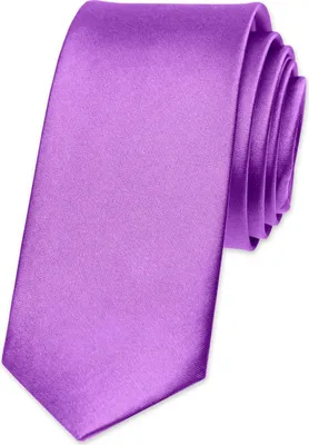 Produktbild von Krawatte Herren Hochzeit Konfirmation Slim Tie Retro Business Schlips schmal Autiga® orchidee