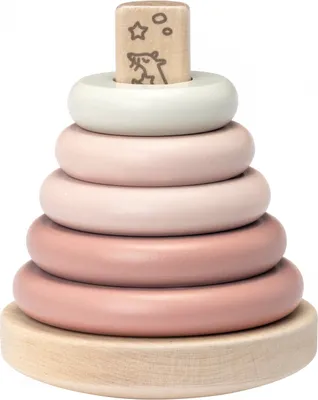Produktbild von Micki Houten stapelring (roze)