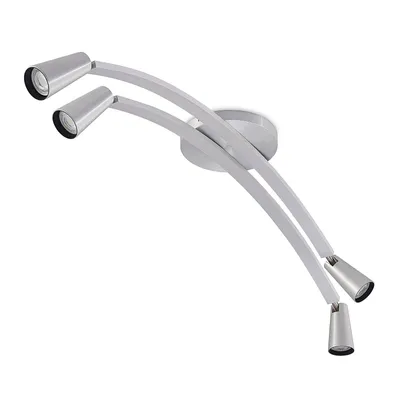 Produktbild von Lucande Velanoris Deckenlampe, 4-fl. alu gebürstet