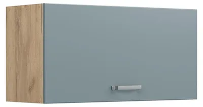 Obrázok produktu pre Nástenná skrinka Vicco R-Line Modrošedá/Dub Goldkraft 80 cm Plochý, Model 63090