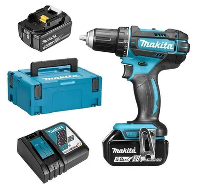 Image de Perceuse visseuse MAKITA DDF482RTJ 18 V Li-Ion (2 x 5Ah) Ø 13 mm