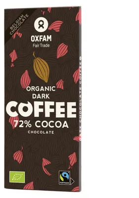 Productafbeelding van Oxfam Pure Chocolade met Koffie Fairtrade  (100 gr)