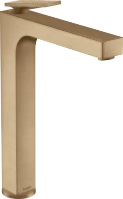 Produktbild von Einhebel-Waschtischmischer AXOR CITTERIO 280 m AG HGri Rautenschliff brushed bronze Hebelgriff, Rautenschliff brushed bronze