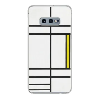 Produktbild von MuchoWow® Handyhülle Schutzhülle Hülle für Samsung Galaxy S10e Komposition in Weiß, Rot und Gelb - Piet Mondrian Silikon Softcase Handy Hülle - Handy