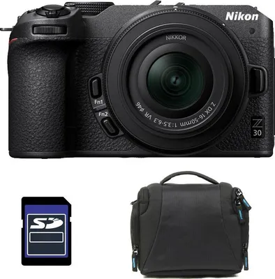 Produktbild von NIKON Z30 + Z 16-50 + Tasche + 8 GB SD-Karte