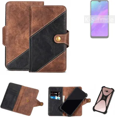 Produktbild von K-S-Trade Handyhülle Schutzhülle Bookstyle Case kompatibel mit Oppo Reno Lite Klapphülle Cover Hülle Schutztasche 1x