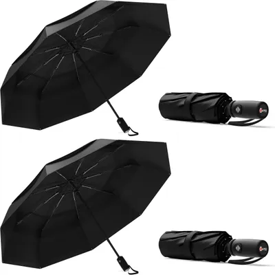 Imagen del producto de Repel: Paraguas plegable resistente al viento, con un diseño compacto