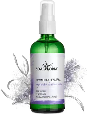 Obrázek produktu pro Soaphoria Levandule lékařská organická květová voda 100 ml