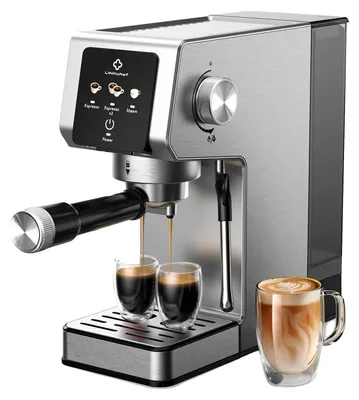 Produktbild von Espressomaschine, 20-Bar Druck, Automatische Dampfdüse, EU