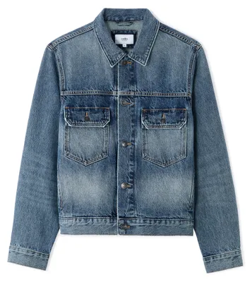 Produktbild von Celio Mudenim Herren Jeansjacke aus 100 % Baumwolle in Blau, Größe M