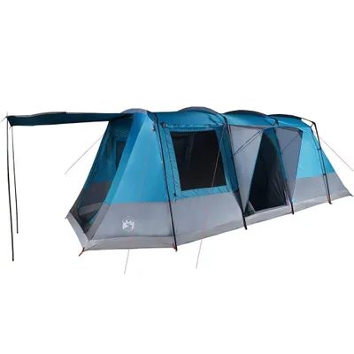 Image de Tente de camping tunnel 4 personnes bleu imperméable