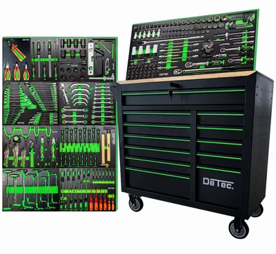 Produktbild von DeTec. Heavy Duty Werkstattwagen XXL 261-tlg. bestückt mit Soft-Close