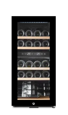 Produktbild von mQuvée WineExpert 24, Weinkühler mit Kompressor, Freistehend, 24 Flasche(n), Schwarz