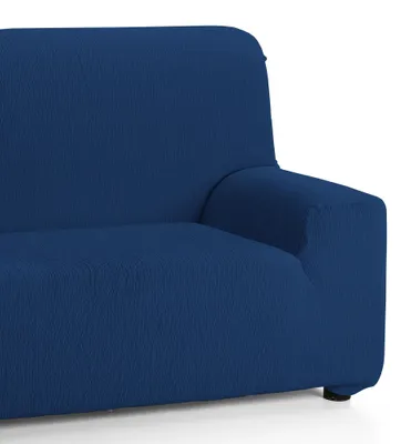 Produktbild von Martina Home Emilia Elastischer Sofabezug für 4-Sitzer, Marineblau, von 220 bis