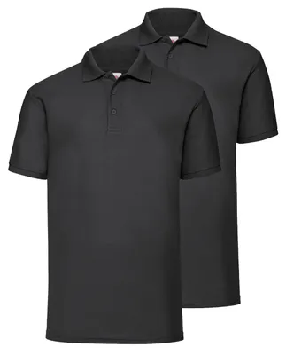 Produktbild von Doppelpack Fruit of the Loom 65/35 Polo + GRATIS MyShirt Stoffbeutel