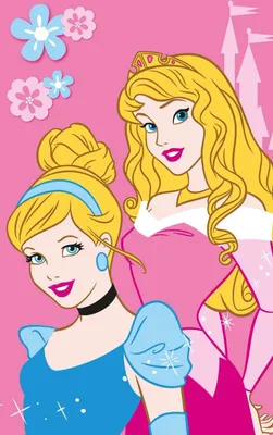 Produktbild von Disney Kinderteppich Princess Teppich (Cinderella + Dornröschen)