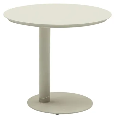 Produktbild von Couchtisch Madison Beistelltisch Gartentisch Loungetisch Oval 33x45x40 cm Taupe