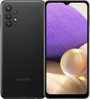Produktbild von Samsung Galaxy A32 5G SM-A326B/DS, 16,5 cm (6.5"), 720 x 1600 Pixel, 4 GB, 128 GB, 48 MP, Schwarz