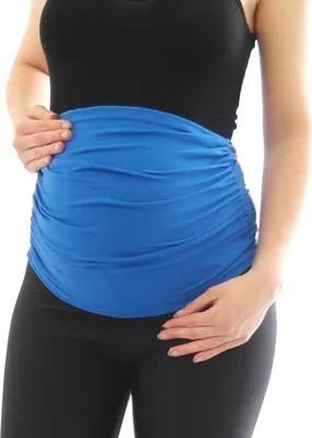 Produktbild von Bauchband Bauch-Bund Band Bauchbinde Hosenerweiterung Umstands-Mode blau