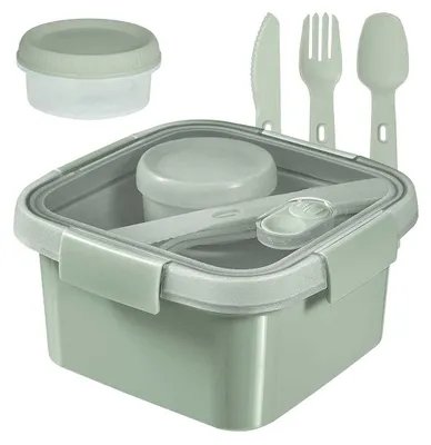 Image de Curver To Go Lunch Kit 1,1L carré