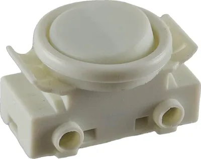 Produktbild von Einbau Wippschalter für Lampe 2A 250V Wippenschalter inkl. Ring und Wippe, passt als Ersatzschalter für Unterbauleuchten, Küchenleuchten, Wandleuchten, Wohnmobilen usw., Farbe weiß