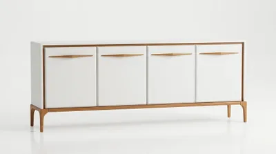 Produktbild von Konsole Stil modern weiß Wohnzimmer praktisch komfortabel geräumig