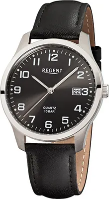 Immagine prodotto di Orologio Regent da uomo in titanio F-932 quarzo bracciale nero D2URF932