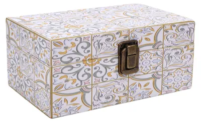 Produktbild von Aufbewahrungsbox Schmuckbox Schmuckschatulle mit Deckel für Kosmetik Ringe Ohrringe Armbänder Bastelbedarf