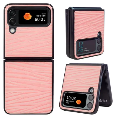 Produktbild von Für Samsung Galaxy Z Flip4 5G Design Wellen Cover Handy Tasche Hülle Etui Muster