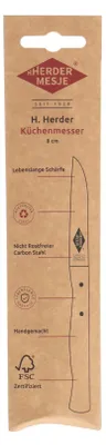 Produktbild von Solinger Küchenmesser gerade KohlenstoffstahlBuchenholz 8 cm Messer