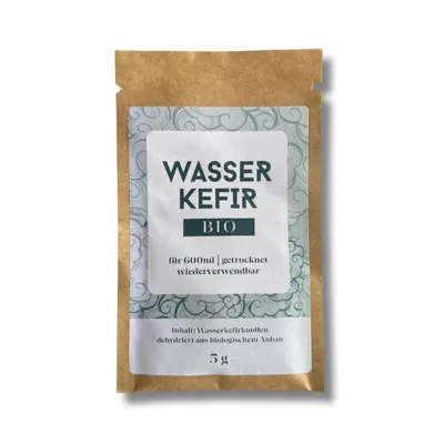 Produktbild von Wasserkefir Starter Kultur - Einfach selber Wasserkefir machen