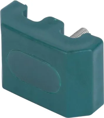 Image de Support Strend Pro EUROSTANDARD, 60x40 mm, vert, pour panneau de clôture, vis incluse, forme M