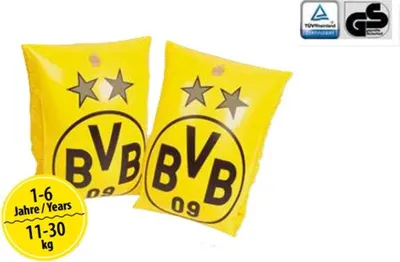 Produktbild von BVB Dortmund BVB Schwimmhilfen f. Kinder 1-6 Jahre gelb-schwarz