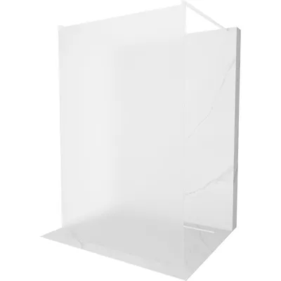 Obrázok produktu pre Mexen Kioto voľne stojaca sprchová stena 110 x 200 cm, inovať 8 mm, biela - 800-110-002-20-30