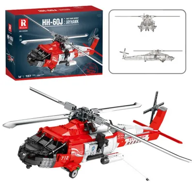 Zdjęcie produktu dla Klocki konstrukcyjne helikopter ratunkowy 1137el