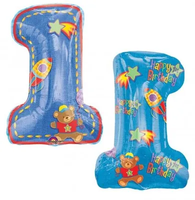 Produktbild von 1. Geburstag Junge Folienballon