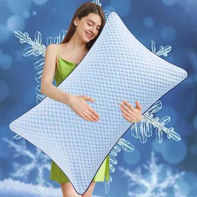 Produktbild von Ergonomisches Traagschaum Kissen, kühlend, 40x80 cm, für Seitenschläfer