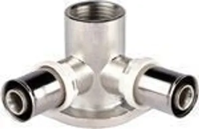 Obrázek produktu pro Herotec Wandscheibe kurz mit Doppelanschluss 16x16mm - 1/2