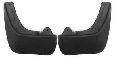 Image de Bavettes pour Mazda 3 2011-2013 Limo Arrière Plastique Noir 2x