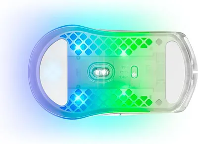 Zdjęcie produktu dla Steelseries Aerox 3 Ghost Rgb 18000 Dpi Bezprzewodowa mysz do gier biaa biay jeden rozmiar