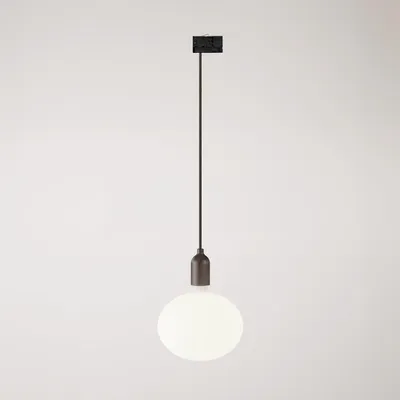 Image de Creative Cables - Suspension pour rails avec douille en bois - ampoule non fournie