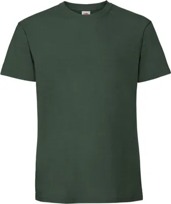 Produktbild von Fruit of the Loom - "Iconic Premium" T-Shirt für Herren BC5183 (3XL) (Flaschengrün)