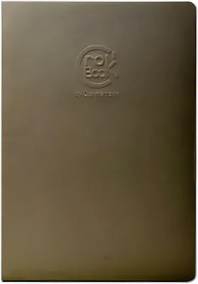 Produktbild von Clairefontaine Crok'Book A4 hoch 90g 24Bl grau