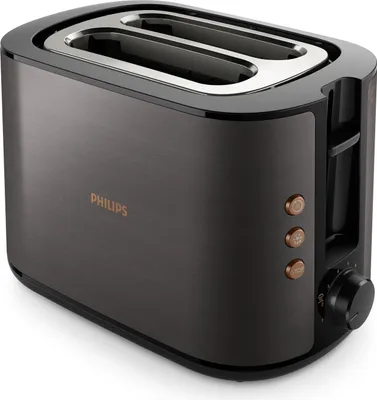 A studio shot of a Philips toaster.