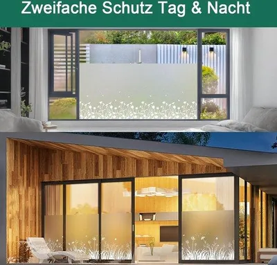 Imagen del producto de Película decorativa para ventanas, alta transparencia, alta calidad, dimensiones: 4 metros de largo x 0,45 metros de ancho