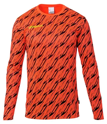 Zdjęcie produktu dla Koszulka bramkarska Uhlsport Progressive – fluo czerwona/czarna/fluo żółta, rozmiar: 3XL