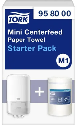 Image de Tork 958000 Distributeur d'essuie-mains en papier Rouleau de papier blanc