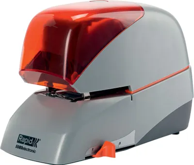 Zdjęcie produktu dla Rapid 5080E, 80 ark., 5000 zszywek, 5 cm, Pomarańczowy, Biały, 5000 szt.