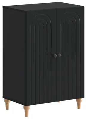 Productafbeelding van vidaXL Schoenenkast ALKMAAR, 59,5 x 39,5 x 90 cm, houtvezel, zwart