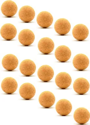 Produktbild von 20 x Kork Kugel 3 cm - Weinkorken Kugelstopfen Holzkorken Korkbälle Korkstopfen